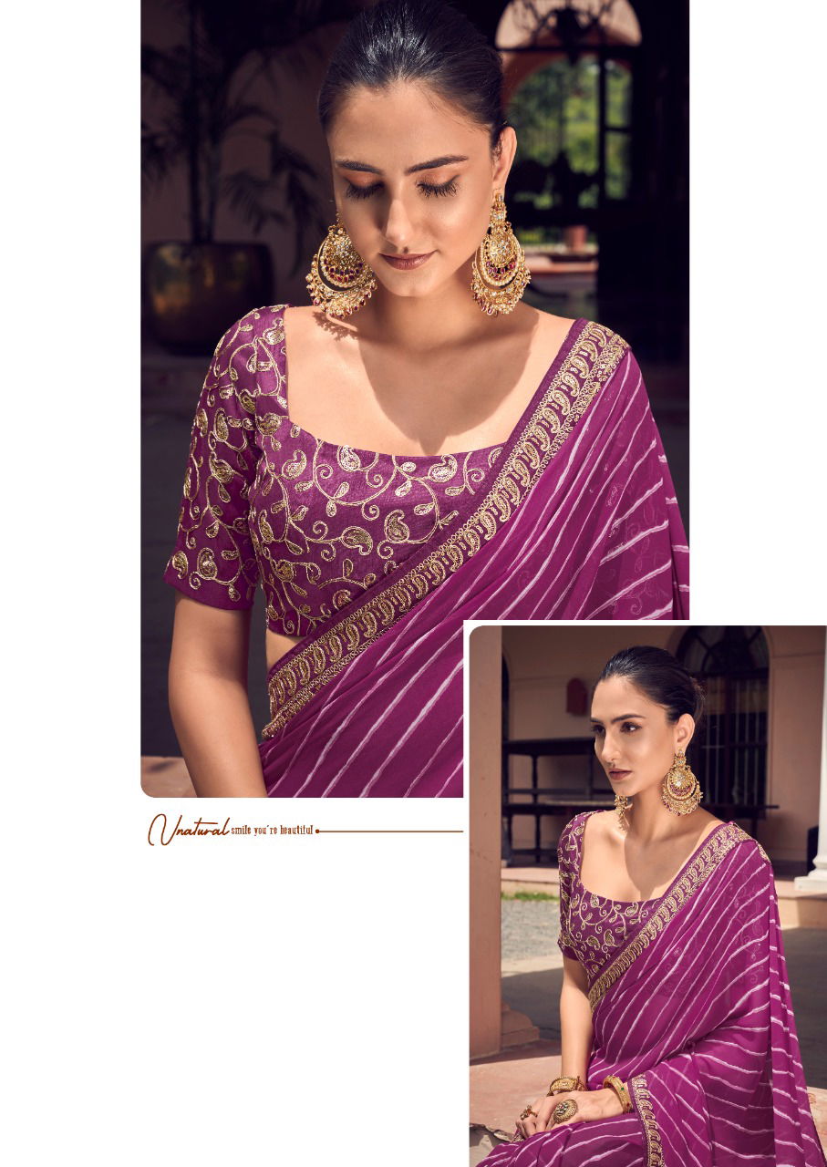 Stavan Vihana 3 Regular Wear Printed Designer Georgette Saree Collection
